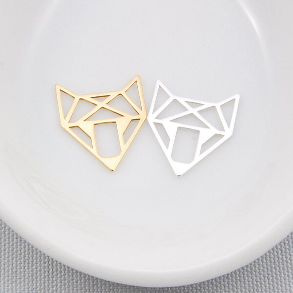 Charm Origami Silver Origami 3d,