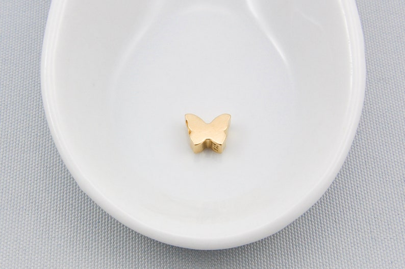 3d Butterfly Pendant // minimalist jewelry image 3