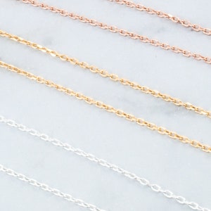 Zilveren ketting of gouden ketting Ketting voor gelaagde ketting afbeelding 1