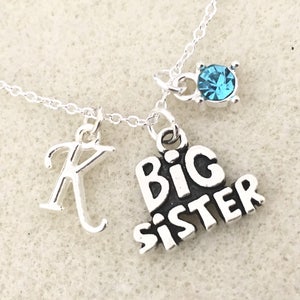 Big sister necklace personalized gift for big sister gift big sister birthday gift sister gifts birthday new big sister gift from baby