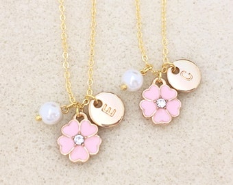 Flower girl gift for flower girl necklace toddler flower girl little girl gifts personalized flower girl gift flower girl proposal girl
