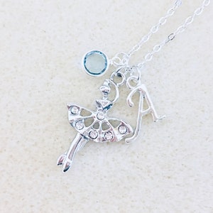 Ballerina birthday party gift ballerina necklace ballet gifts ballerina favors ballerina gift for girls dance necklace ballerina party dance