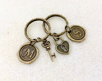 couple keychains etsy