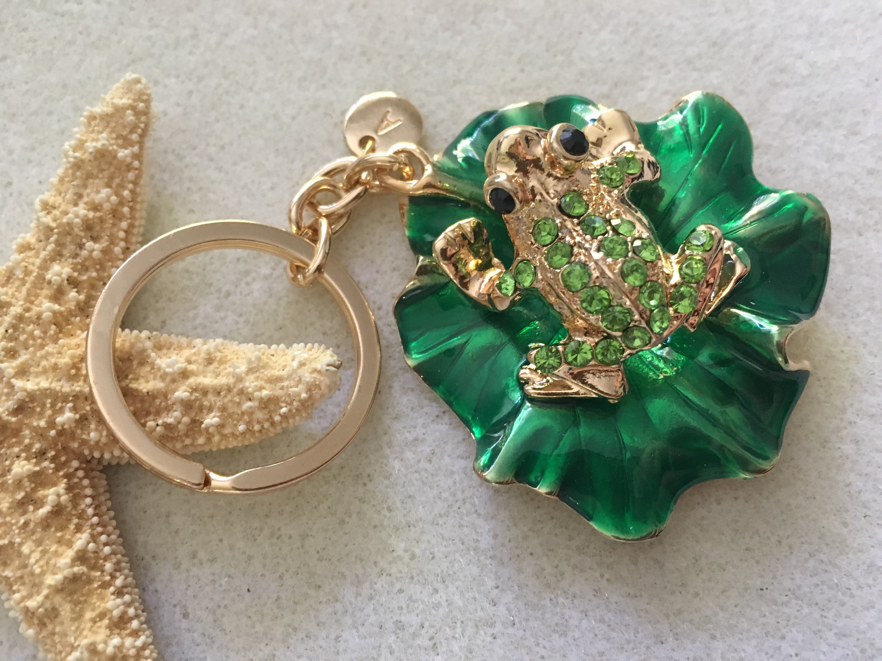 Frog Keychain Frog Key Ring Personalized Key Ring Initial Etsy Canada