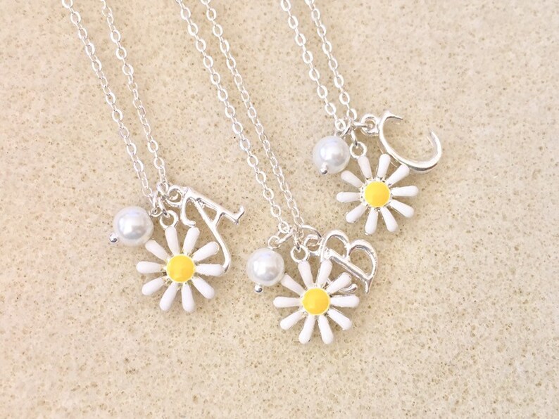 Personalized Daisy Necklace Daisy Gift Daisy Girl Scout Daisy Etsy
