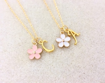 Flower girl gift personalized flower girl necklace junior bridesmaid gift childrens necklace jr bridesmaid gift for flower girl proposal