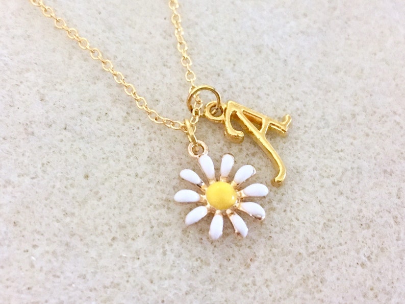 Personalized Daisy Necklace Daisy Gift Daisy Girl Scout Daisy Etsy