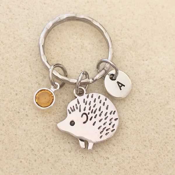 Hedgehog gift hedgehog keychain animal lover gift hedgehog key chain animal keychain stocking stuffer for kids hedgehog owner gift