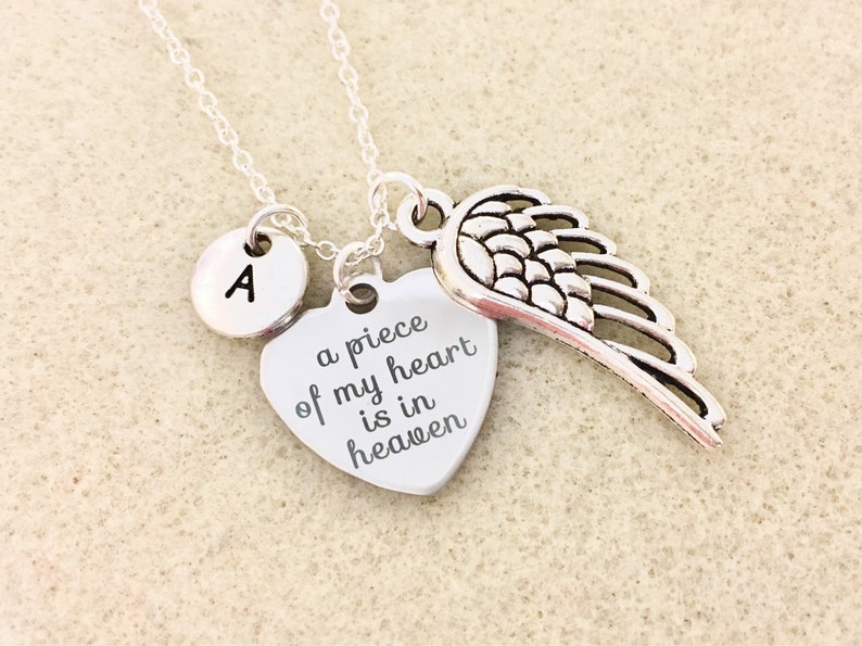 Angel Wing Handwriting Necklace