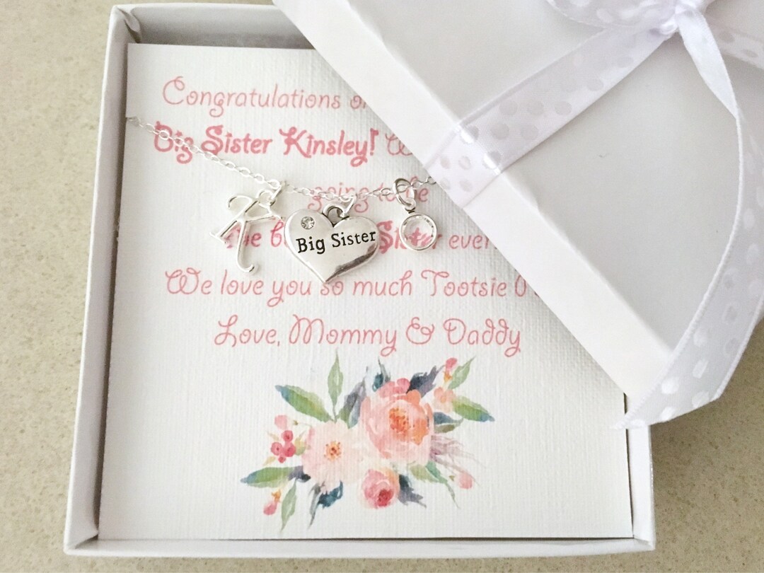 Personalized Big Sister Gift Box Jewelry Gift Box for Jewelry Box
