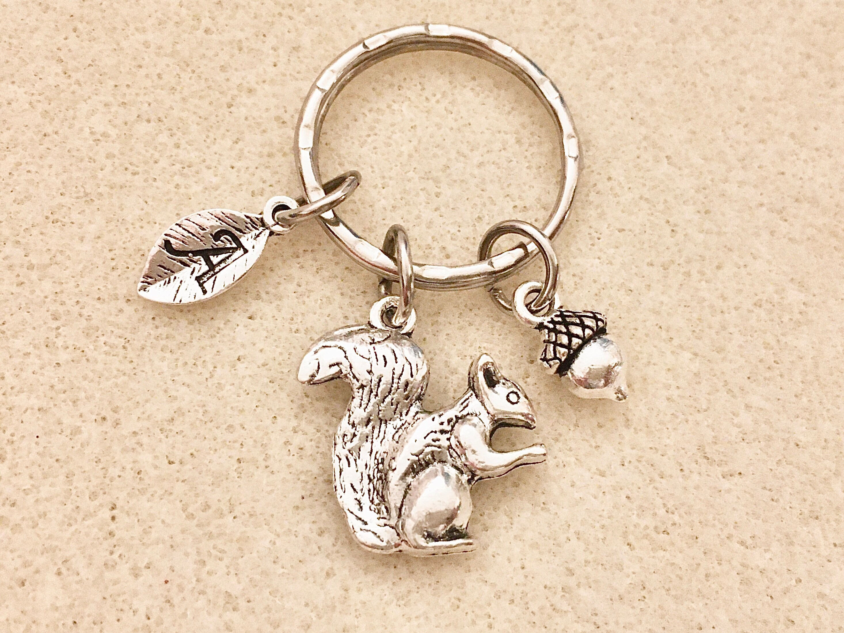 Squirrel Jewelry Gifts For Women Keychain Squirrels Charms