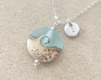 Bigger pale aqua necklace beach necklace ocean wave necklace sea glass necklace ocean necklace beach wedding gifts beach bridesmaid necklace