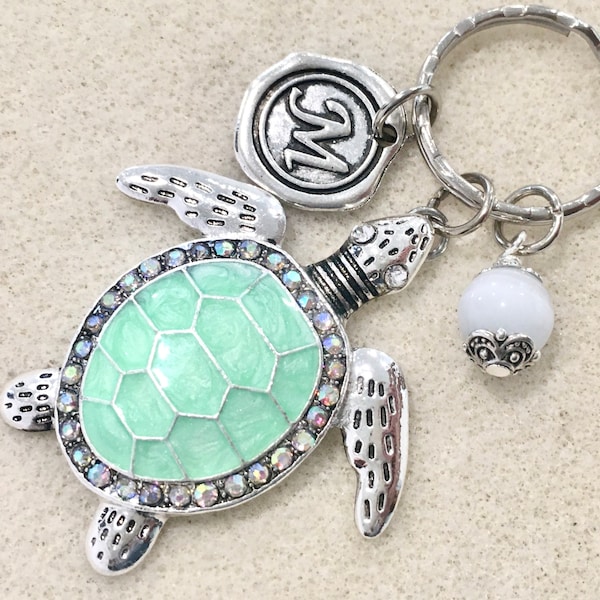 Sea Turtle Key Chain Etsy