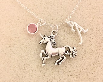 Unicorn gift for girl unicorn necklace for little girls unicorn birthday gift unicorn party favors unicorn outfit for girl unicorn jewelry