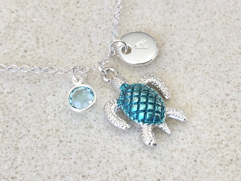 Sea Turtle Necklace Sea Turtle Gifts for Girls Turtle Lover Etsy