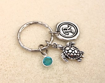 Sea turtle keychain turtle gifts dreaming of the sea jewelry sea keychain ocean jewelry turtle key chain turtle lover gift for mom gifts
