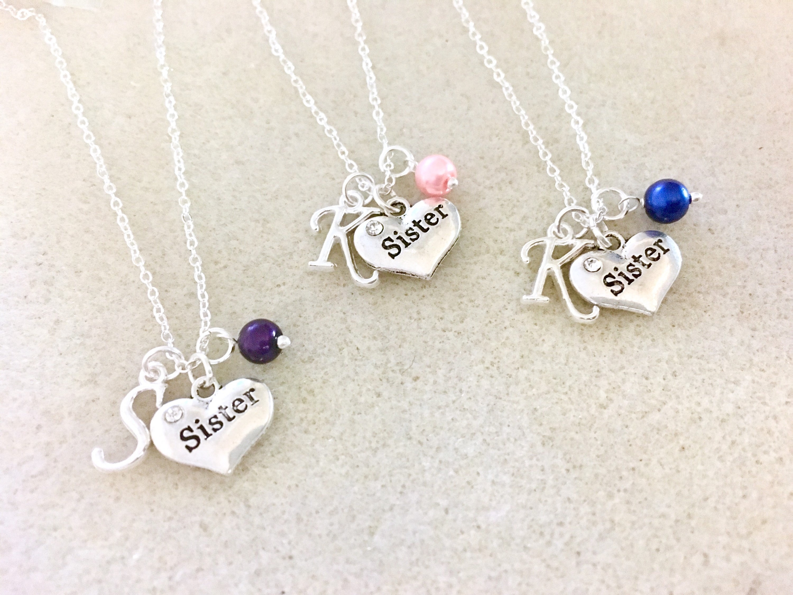 Sister necklace personalized gift for sister gift sister birthday gift sister gifts birthday new big sister gift from baby