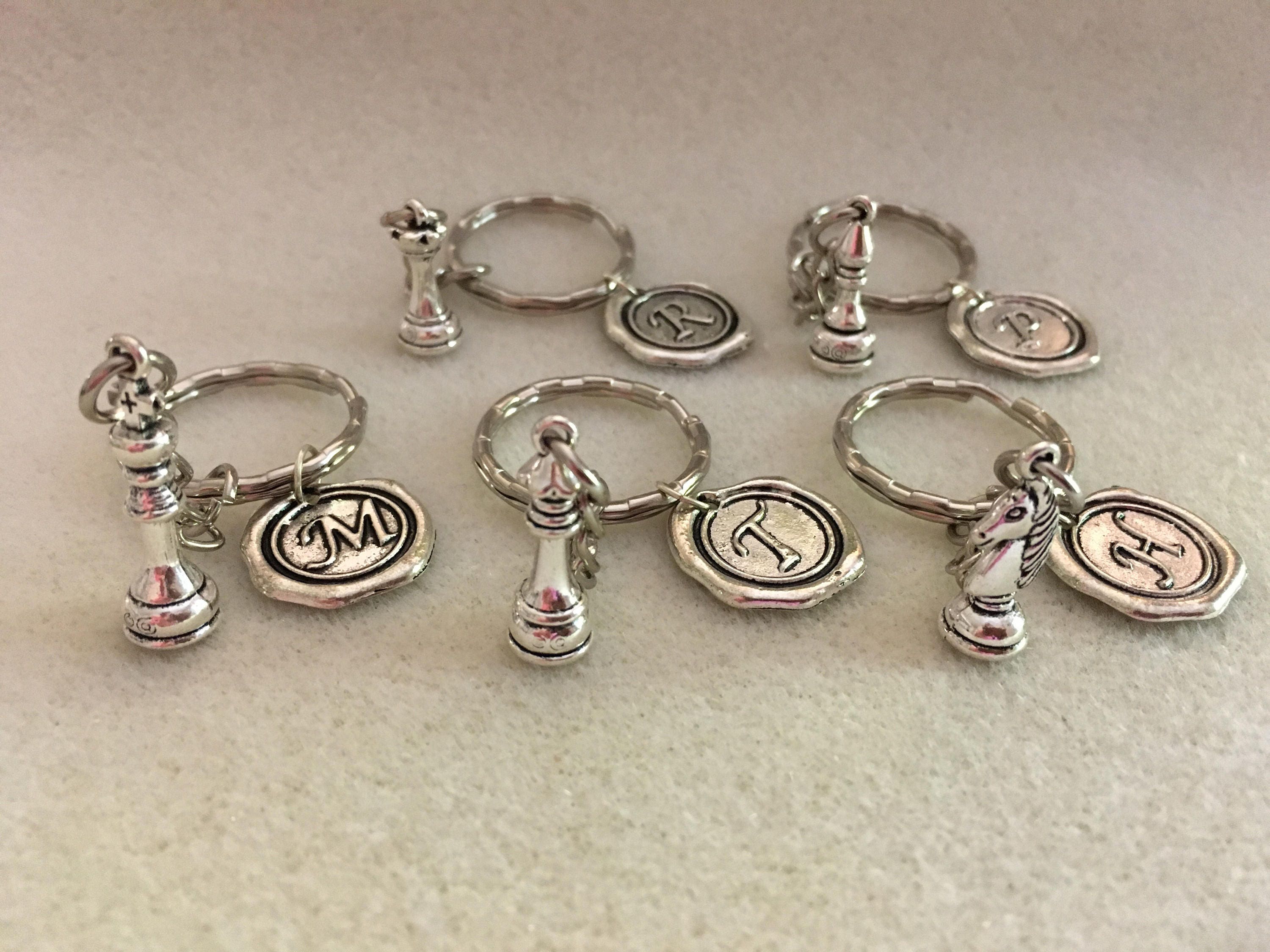 Chess Gift Chess Keychain Chess Player Gifts Chess King Keychain Chess ...