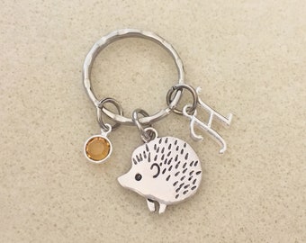 Hedgehog gift hedgehog keychain animal lover gift hedgehog key chain animal keychain stocking stuffer for kids hedgehog owner gift