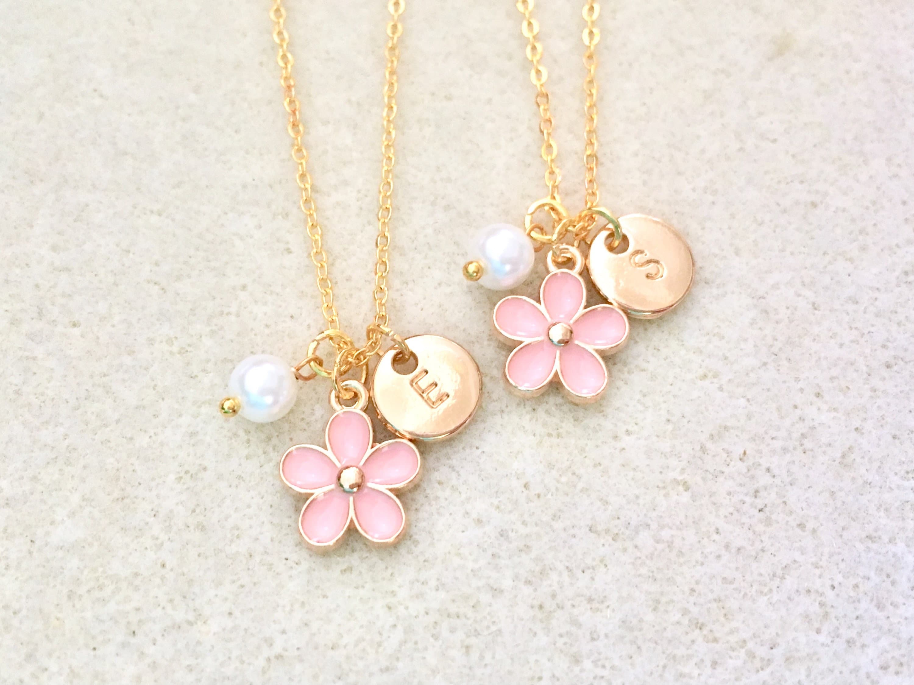Personalized flower girl gift for flower girl necklace toddler flower girl little girl gifts custom flower girl gift flower girl proposal