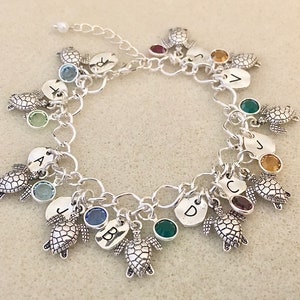 Christmas gift for mom birthday gift for grandma turtle bracelet turtle anklet turtle gifts her turtle jewelry turtle gift ideas family gift