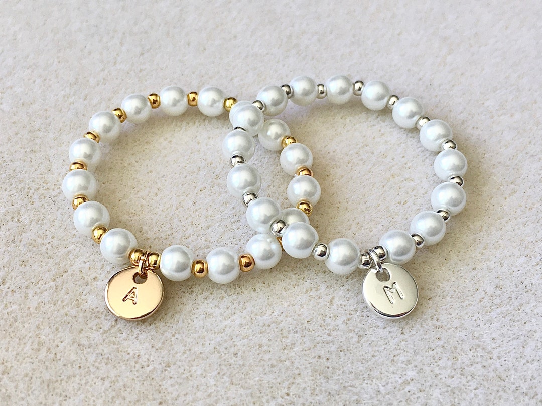 Monogram Bracelet - Flower Girl