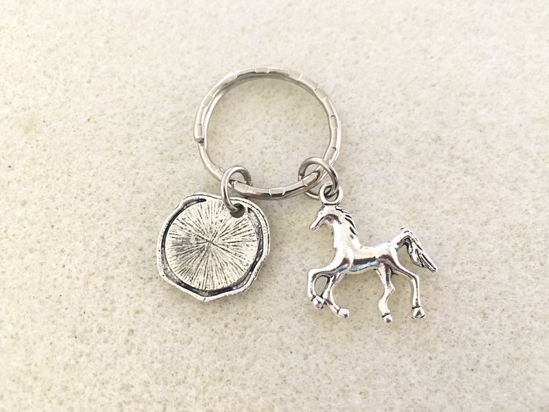 Personalized Horse Keychain Horse Lovers Gifts Horse Jewelry Etsy