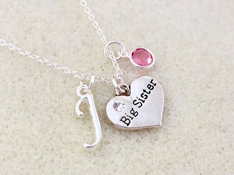 Personalized Big Sister Necklace Big Sister Gift for Big - Etsy