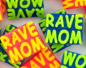 Rave Mom Custom Plastic Beads - Kandi Bracelets - EDM