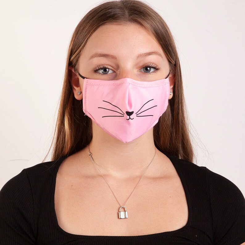 2/PACK Cotton Mask Cute Toddlers & Kids Face Masks With Etsy