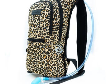 Cheetah  Hydration Pack – Rave Backpack Gear– EDM Water Pack – Music Festival Hydropack