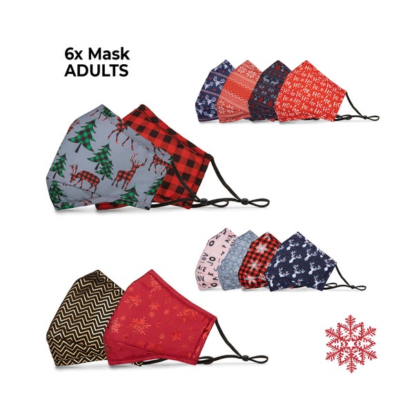 Christmas Face Masks Etsy