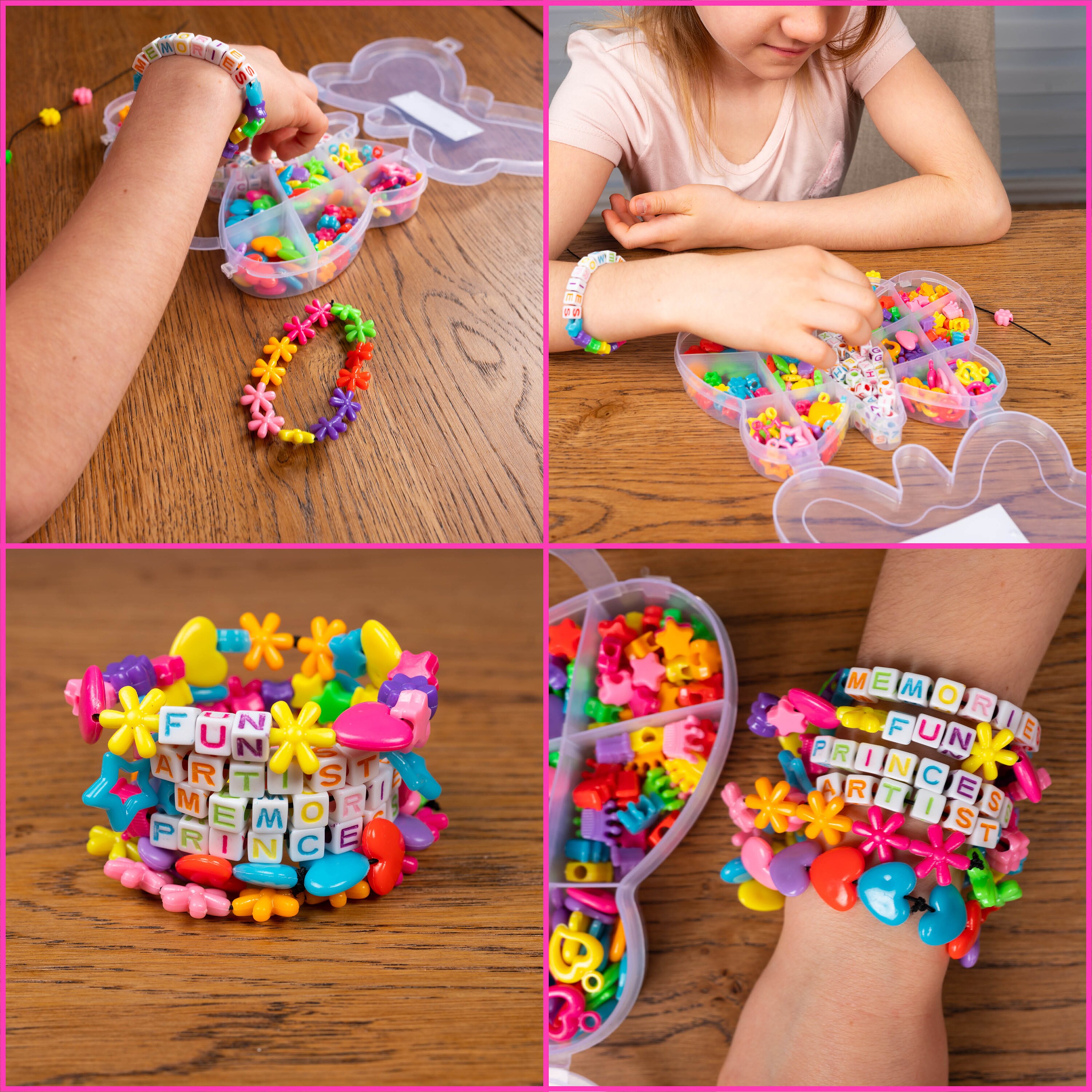 DIY Assorted Colorful Bracelet Bead Kit 400/box for Beading Etsy