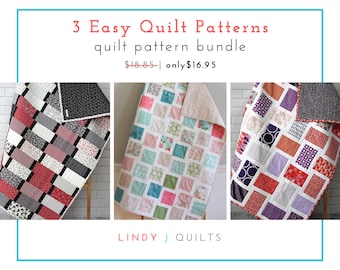 Basket Weave Quilt Pattern Easy Quilt Pattern Beginner | Etsy