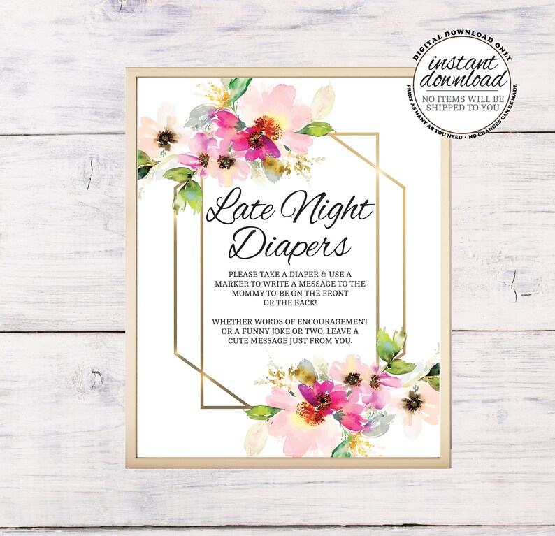 Late Night Diapers Sign Boho Baby Shower Baby Shower Ideas Etsy Late Night Diapers Sign Boho Baby Shower Baby Shower Ideas Etsy