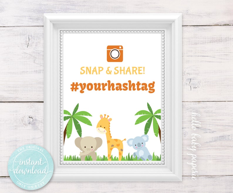 Instagram Sign Jungle Baby Shower Baby Shower Ideas Jungle Etsy Instagram Sign Jungle Baby Shower Baby Shower Ideas Jungle Etsy