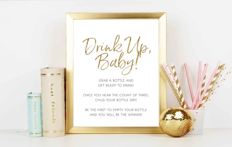 Drink Up Baby Shower Game Bottle Chugging Game Boho Chic Etsy Drink Up Baby Shower Game Bottle Chugging Game Boho Chic Etsy