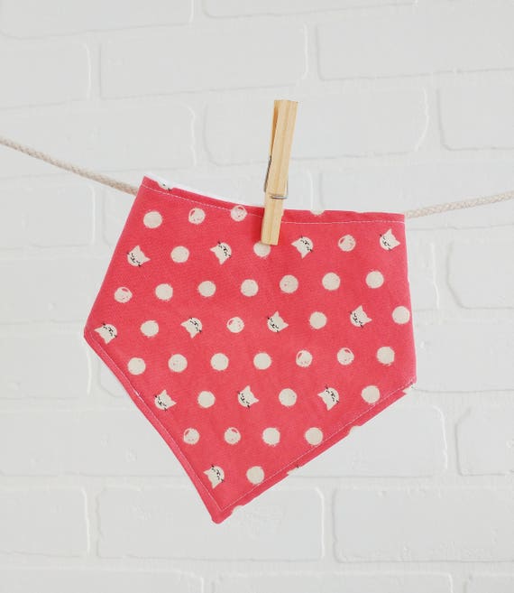 Chats Corail Bavoir Bandana Bavette Bebe Fille Cadeau De Etsy Chats Corail Bavoir Bandana Bavette Bebe Fille Cadeau De Etsy