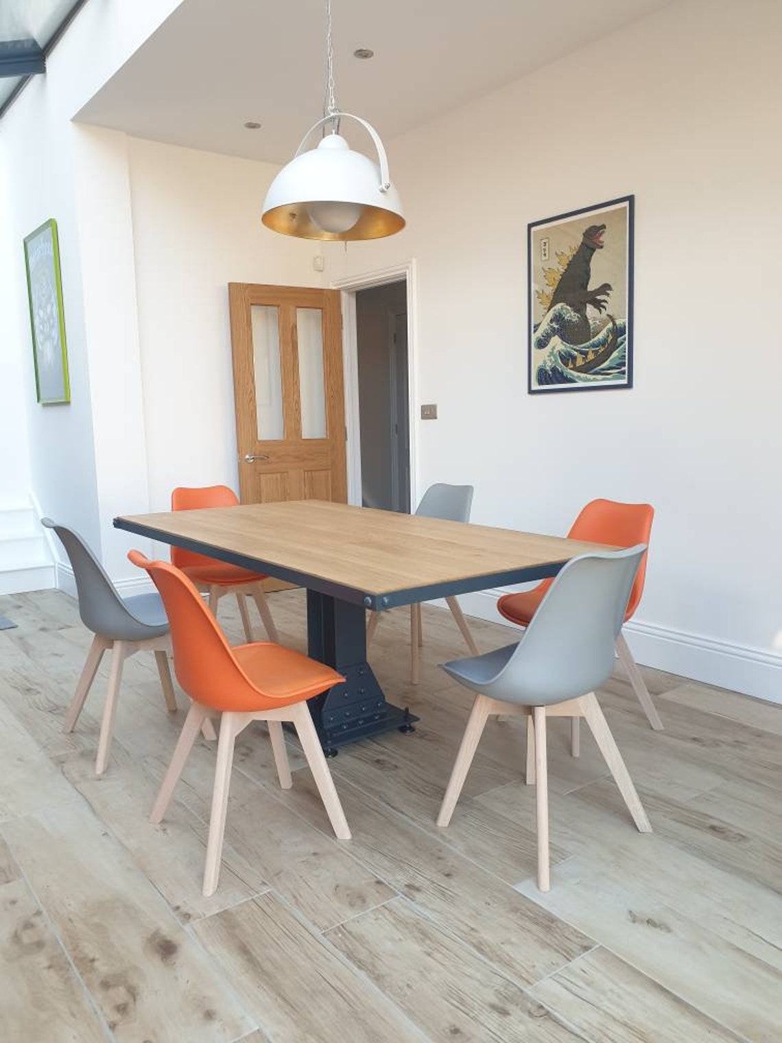 Industrial Dining Table the Subway Table Authentic Hot - Etsy UK
