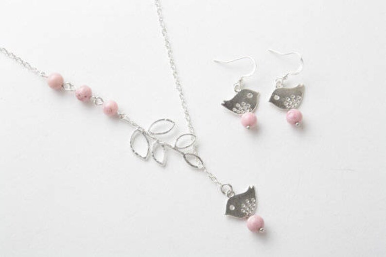 fossil bird necklace