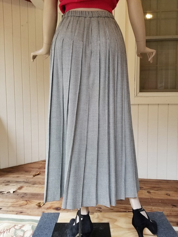 Vintage 1980s Skirt Southwest Pleated Womens Small Long