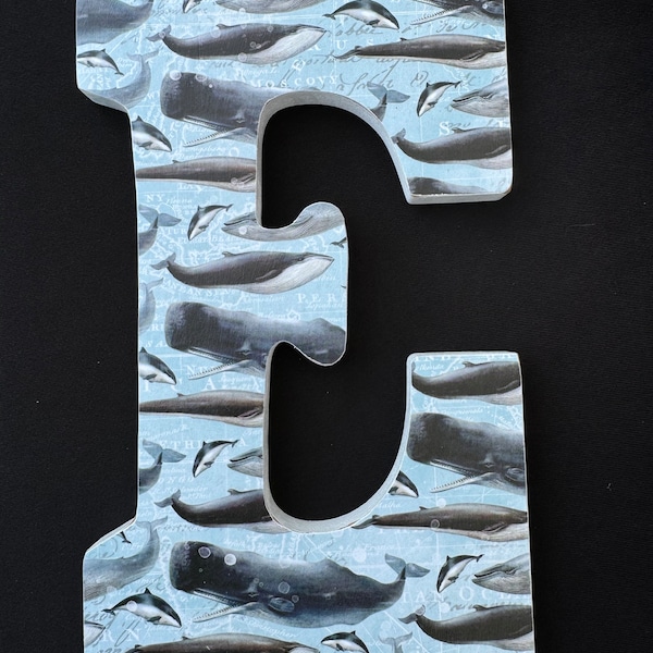 Wooden Letter E Etsy
