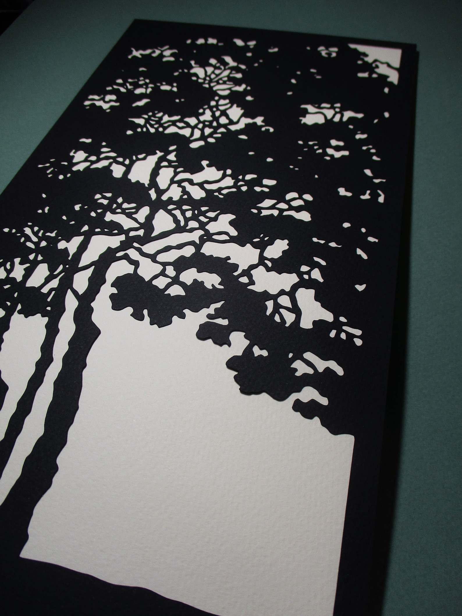 Tree Silhouette Paper Cutting Art | Etsy