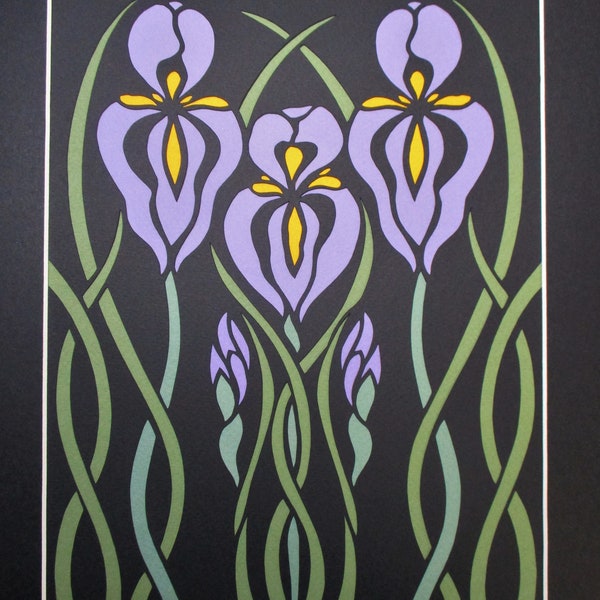 Art Nouveau Stencil Etsy