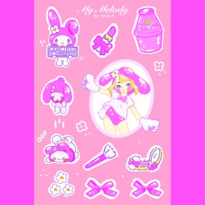 My Melody Sticker Sheet