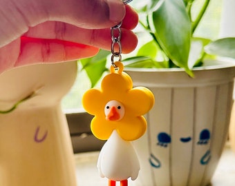 Flower Duck | Keychain