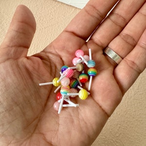 Miniature Lollipops: Dollhouse Candy Collection