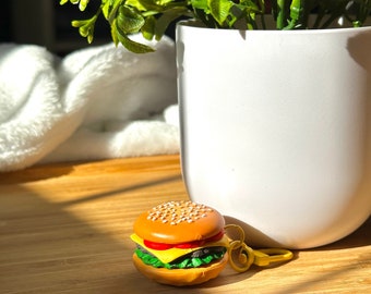 Cheeseburger with Sesame Seed Bun