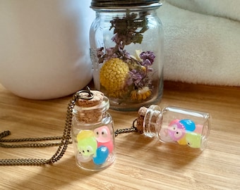 Rainbow Soot Sprites in a Jar