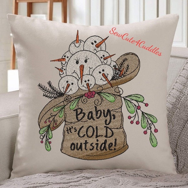Baby It's Cold Outside - Digital Embroidery Design